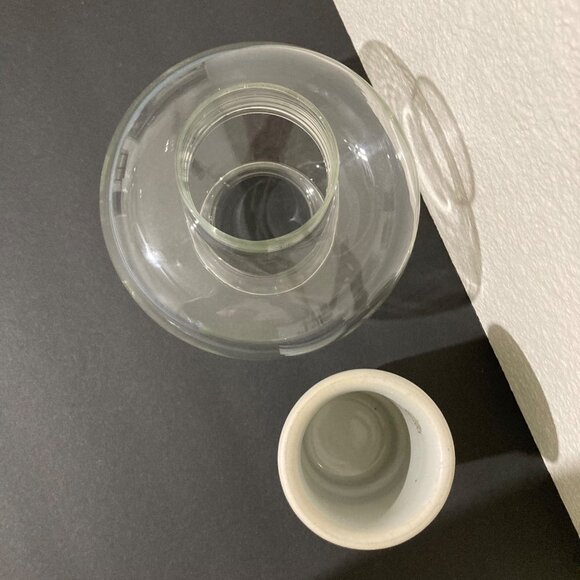 Vintage Dansk Bistro Christianshavn Ceramic Hurricane Lamp - Picture 6 of 9